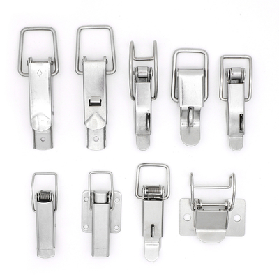 Verrou nickelé galvanisé d'aspiration de loquet de fer avec le cadenas pour les véhicules lourds