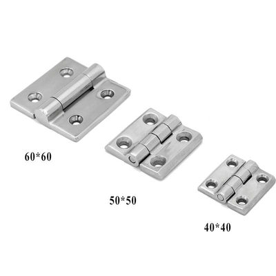 charnières SS304 résistantes de haute résistance de 40*40mm 180 degrés pour la marine de bateau