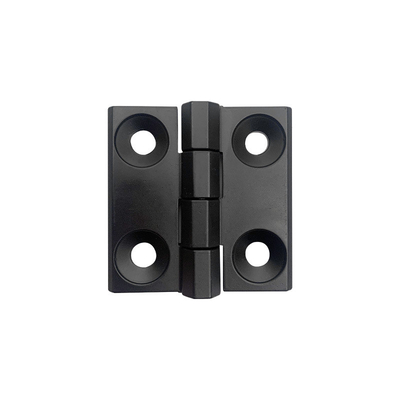 Charnières résistantes noires en alliage de zinc 40*40mm pour le Cabinet de moulage