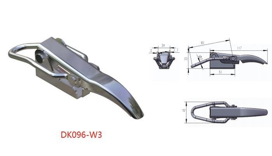Verrou à bascule d'acier inoxydable de camion polissant le verrou résistant d'aspiration