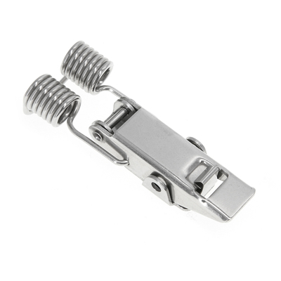 Boucle à bascule à ressort de sécurité du verrou dégrossie par double à verrouillage automatique solides solubles