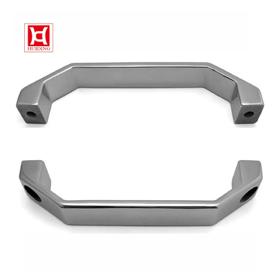 Distance de trou de poignée de porte d'armoire en acier inoxydable coulé industriel à montage extérieur 100 mm