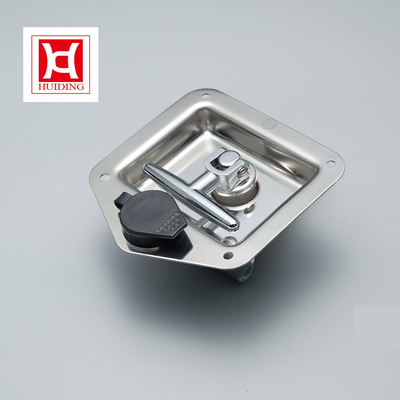 Serrures à palette en acier inoxydable à clé standard avec poignée pliante en T HD858