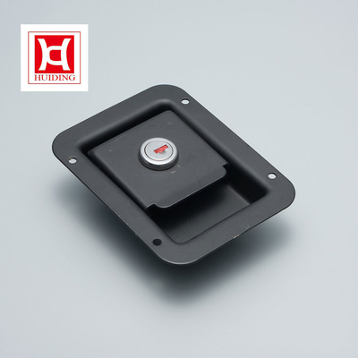Serrure unique de panneau de porte du noir rv de verrou de palette de bâti affleurant d'acier inoxydable