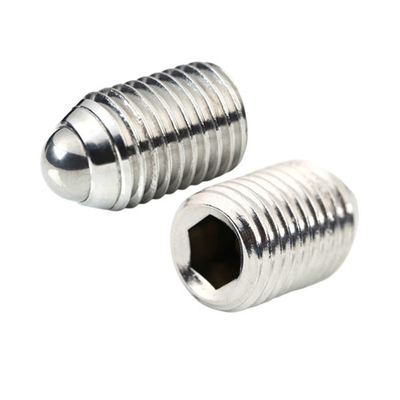 Plongeur escamotable de ressort de nez de la boule M4 avec l'acier inoxydable de boule